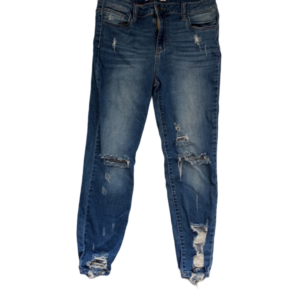 Cello skinny distressed jeans